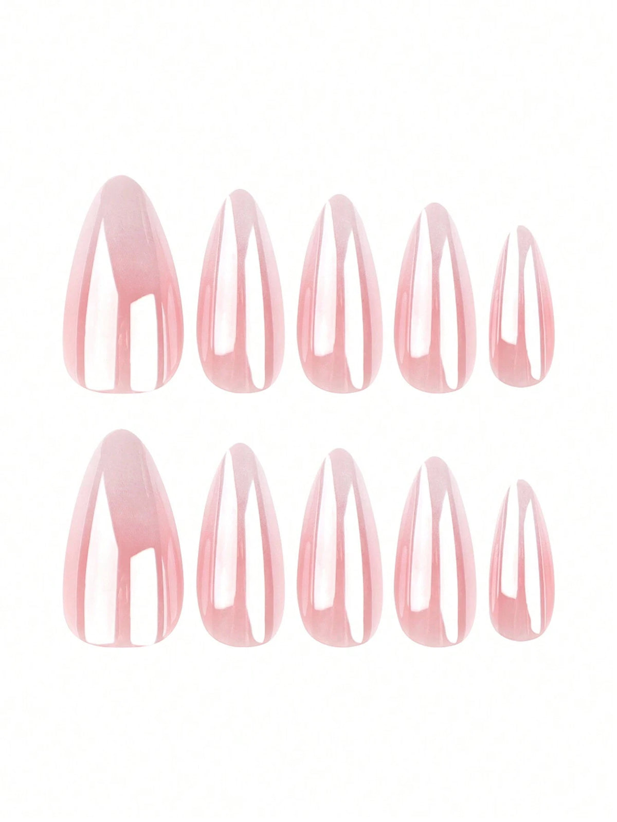 Mermaid Sharp Almond Nails - GlamGrip Beauty