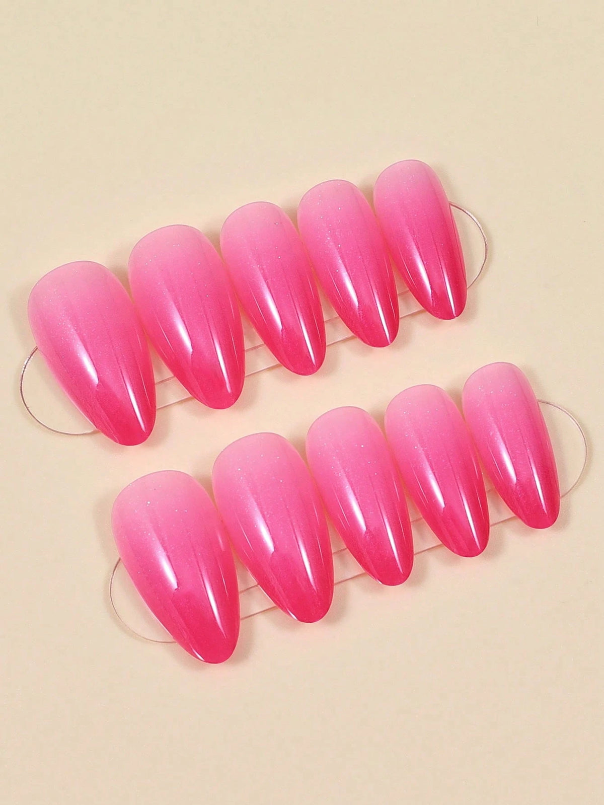Roxy Rose - Medium Almond Acrylic Press On Nails Set - GlamGrip Beauty