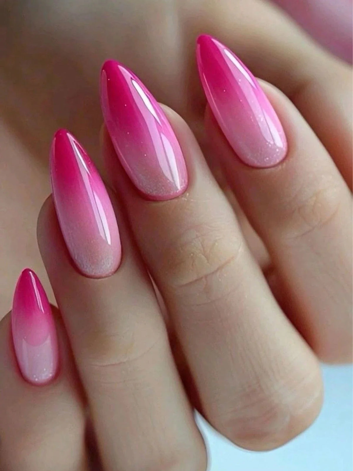 Roxy Rose - Medium Almond Acrylic Press On Nails Set - GlamGrip Beauty
