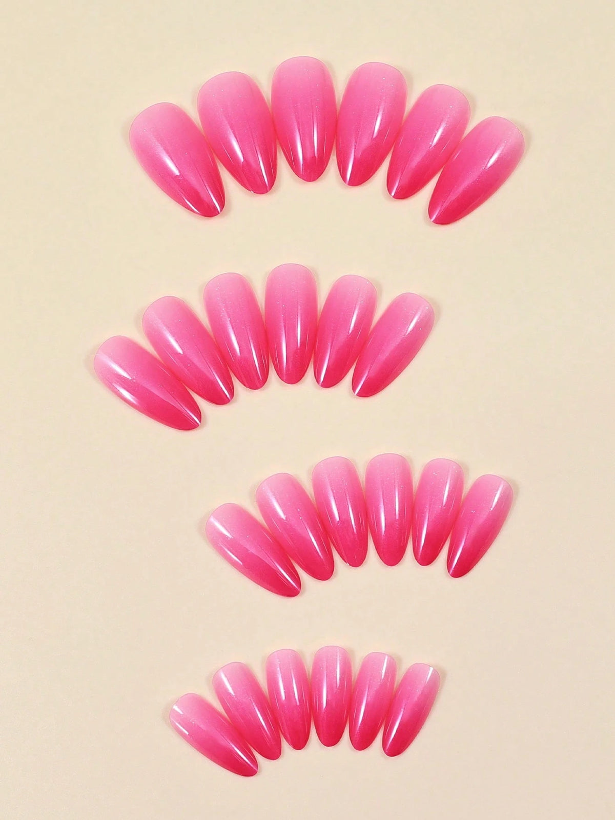 Roxy Rose - Medium Almond Acrylic Press On Nails Set - GlamGrip Beauty