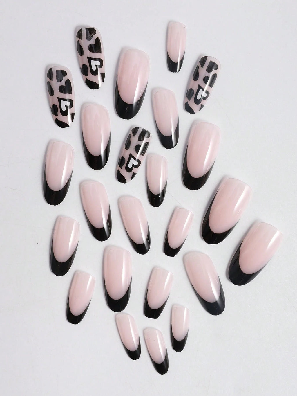 Golden Nude - 24 PCS Medium Oval Press on Nails