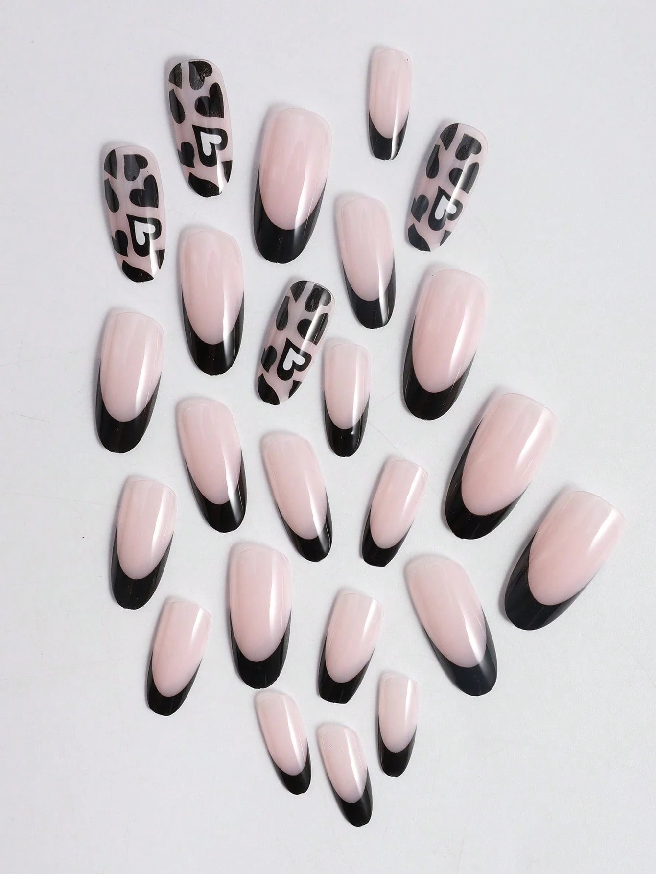 Golden Nude - 24 PCS Medium Oval Press on Nails