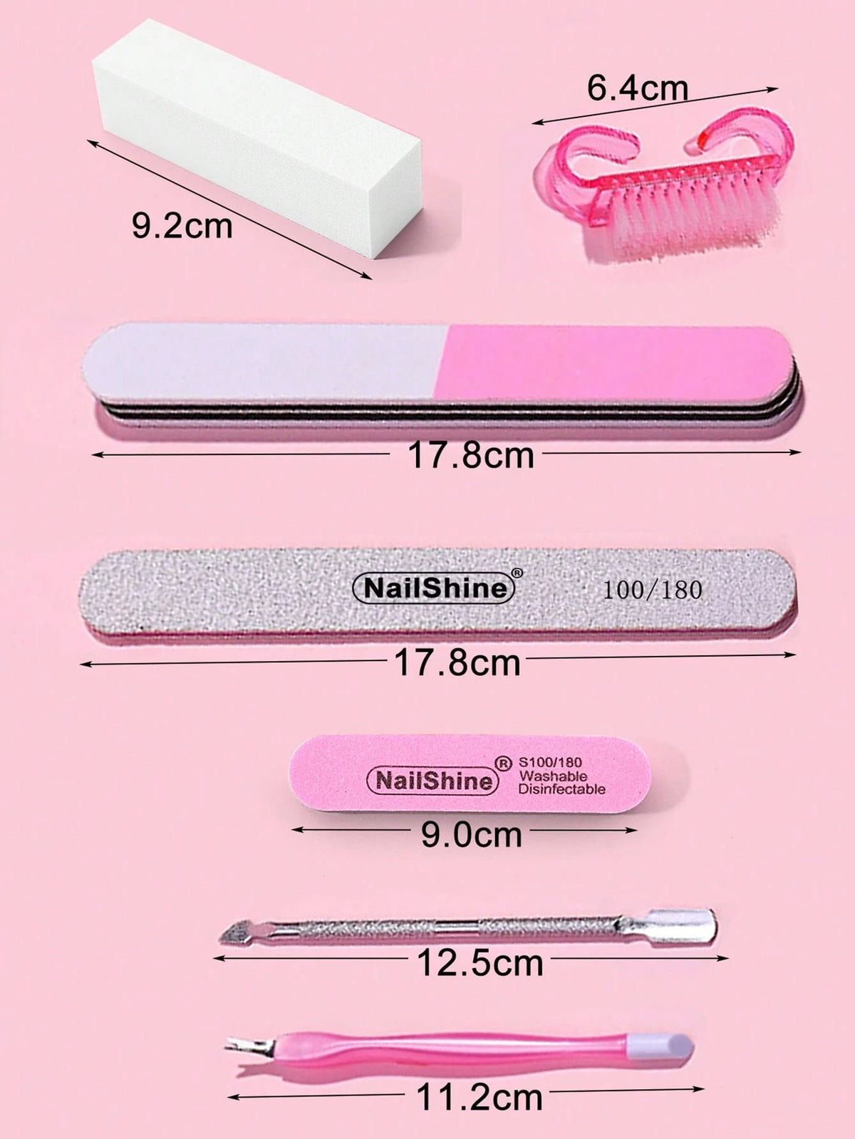 7-PCS Nail Care Tool Kit for Perfect Nail Art - GlamGrip Beauty