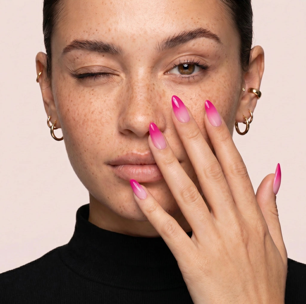 Roxy Rose - Medium Almond Acrylic Press On Nails Set