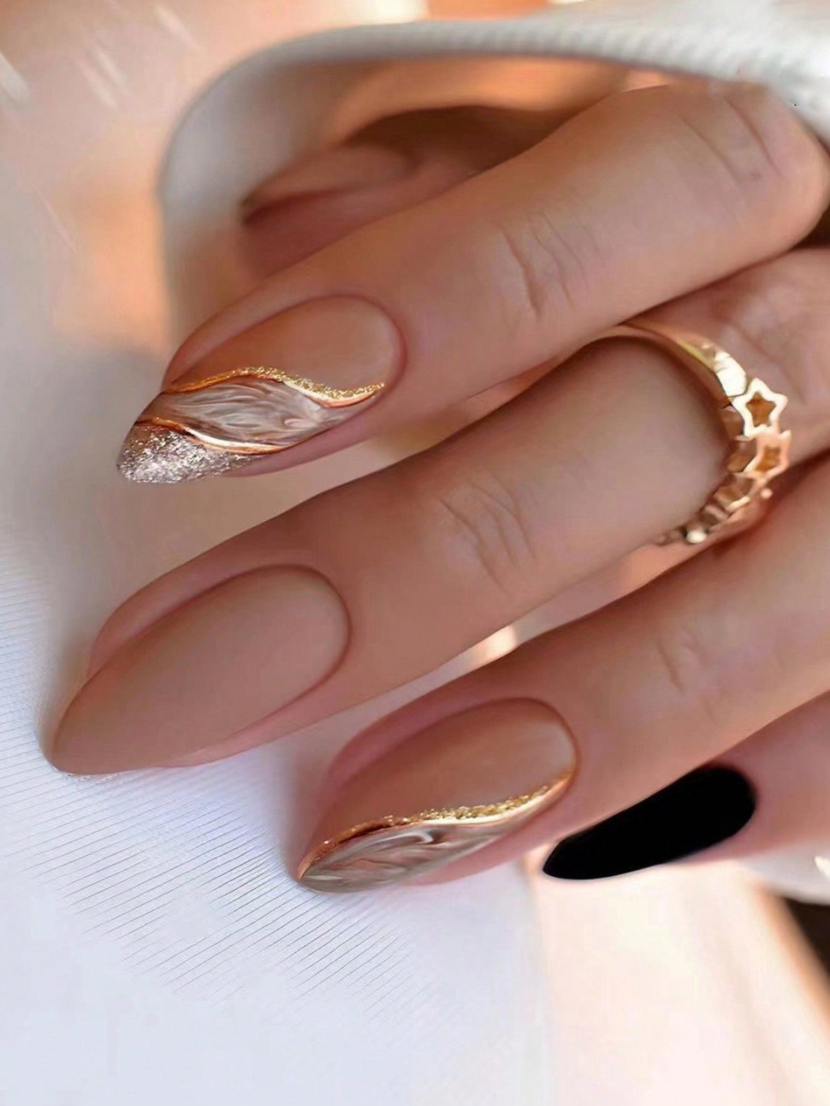 Beautifully Perfect - 24 Set of Long Elegant Press on Nails - GlamGrip Beauty