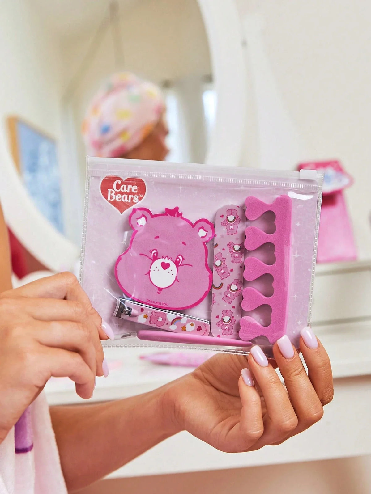 Care Bears Bear-Shaped 5 PS Manicure Tool Set - GlamGrip Beauty