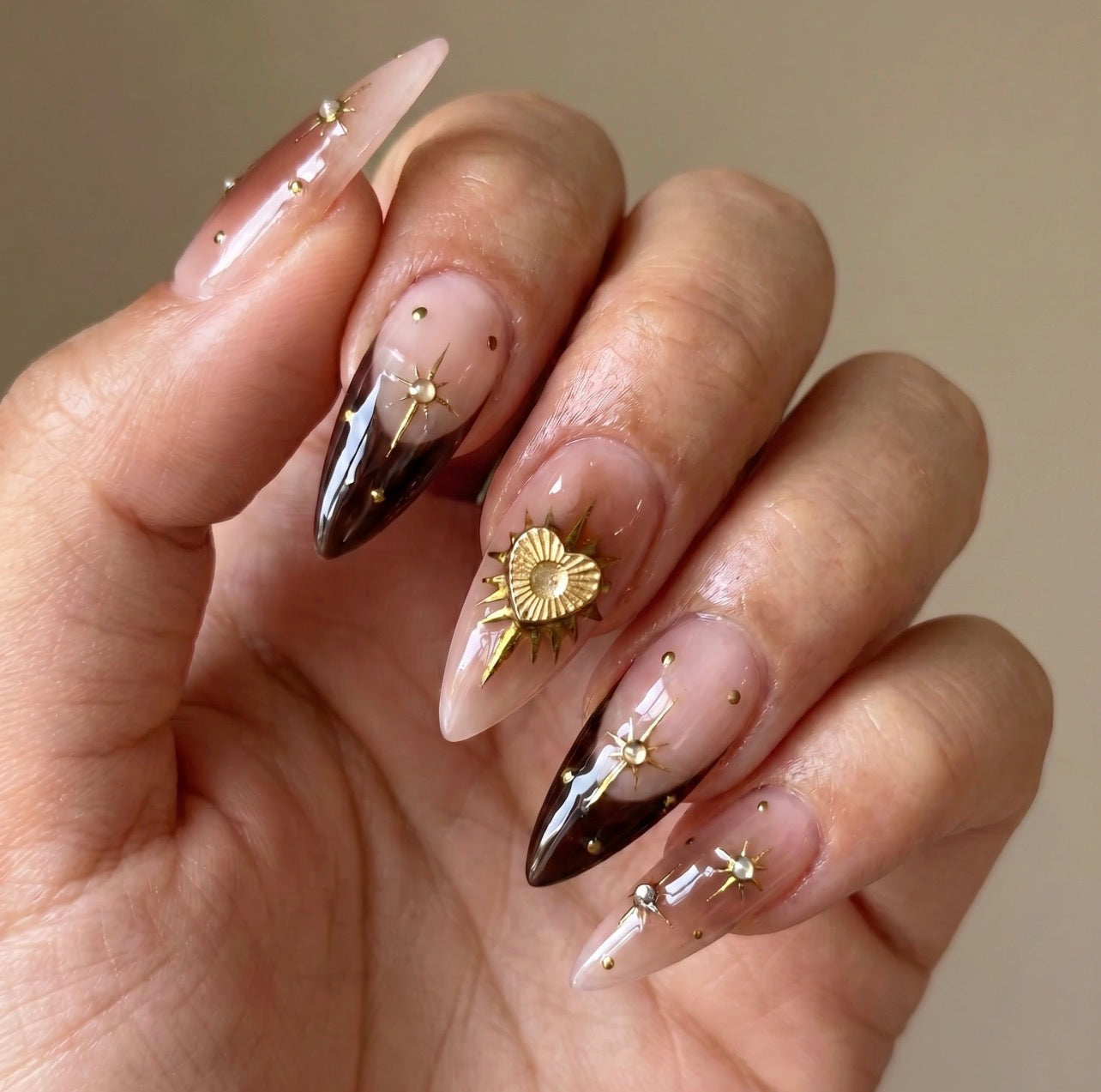 Like a Prayer - 24 Set of French Almond Manicure Press on Nails
