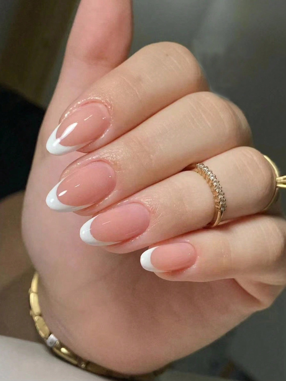 Elephant Dance - 30 Set Short Almond Shape Press on Nails - GlamGrip Beauty