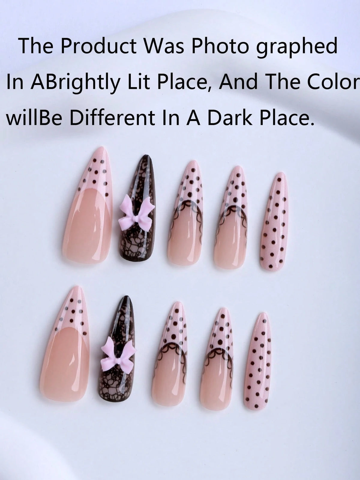 Girls Night - Long Almond Acrylic Press On Nails Set - GlamGrip Beauty