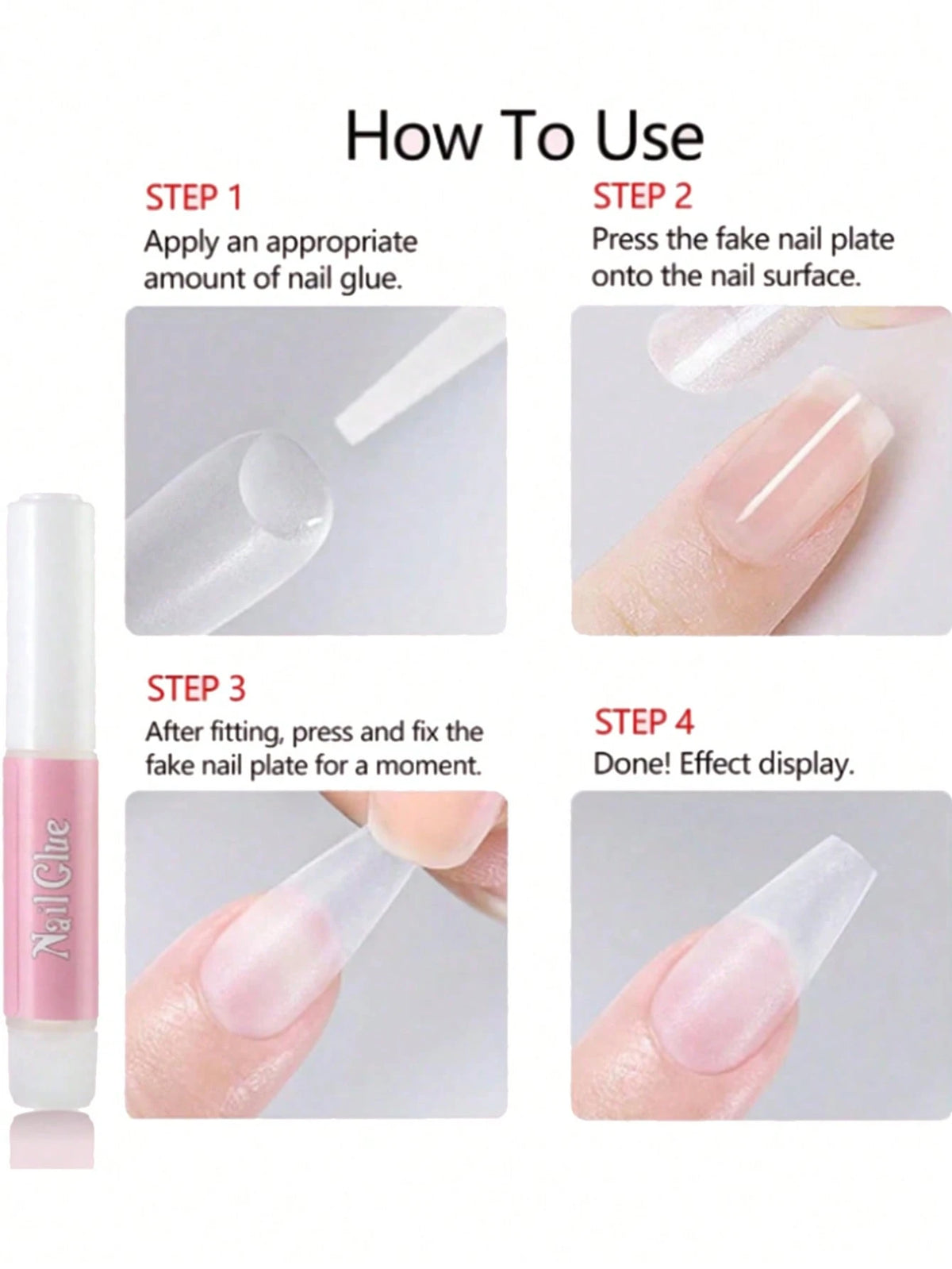 Professional Press-On Nail Glue - GlamGrip Beauty