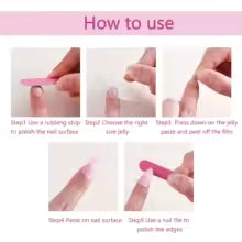 Ivory Bow - 24 PCS Long Square Press on Nails