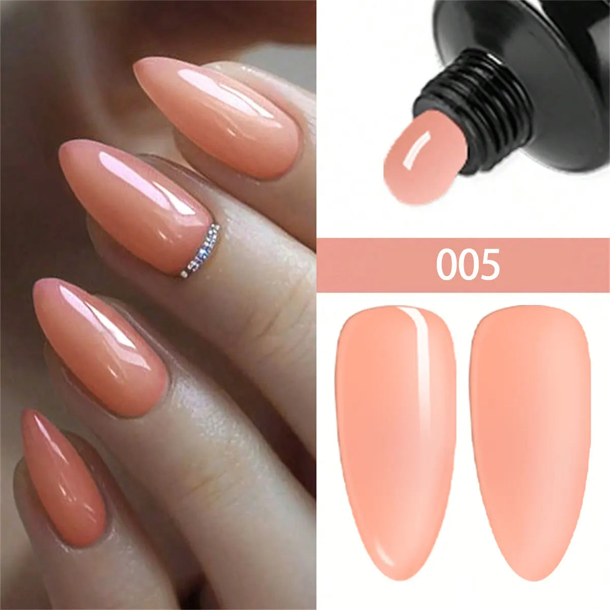18-Piece Polygel Nail Builder Kit with Mini UV/LED Lamp - GlamGrip Beauty
