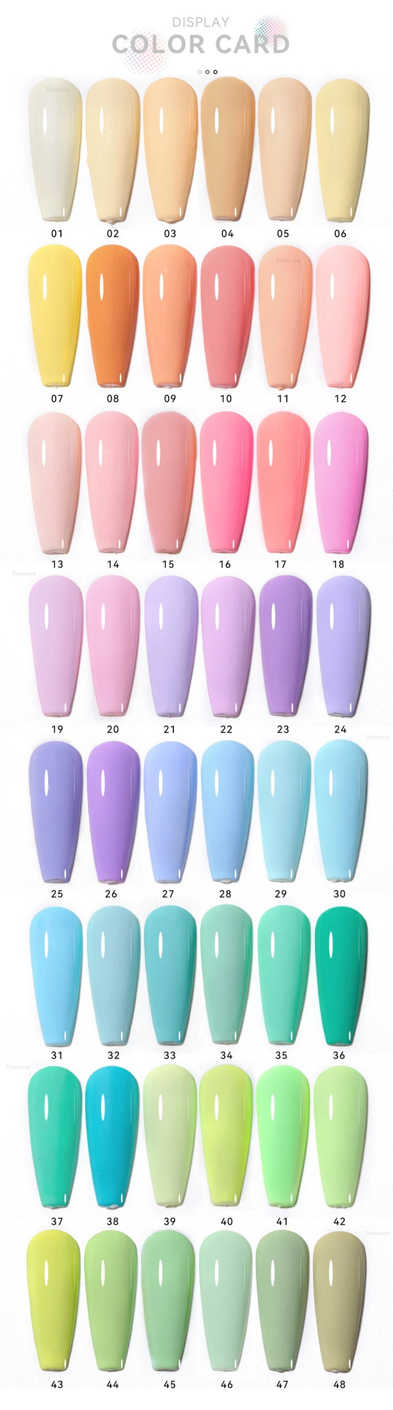 Macaron Set - 48 Colour UV Gel Polish Collection - GlamGrip Beauty