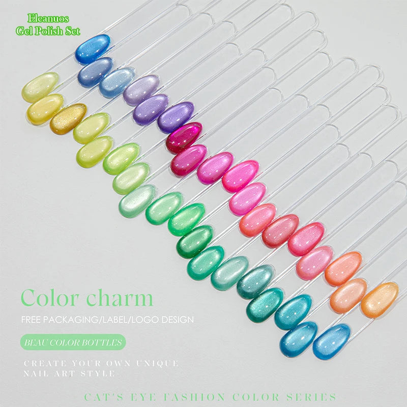 Spectrum Set - 36 Colour Cat's Eye Gel Polish Collection - GlamGrip Beauty