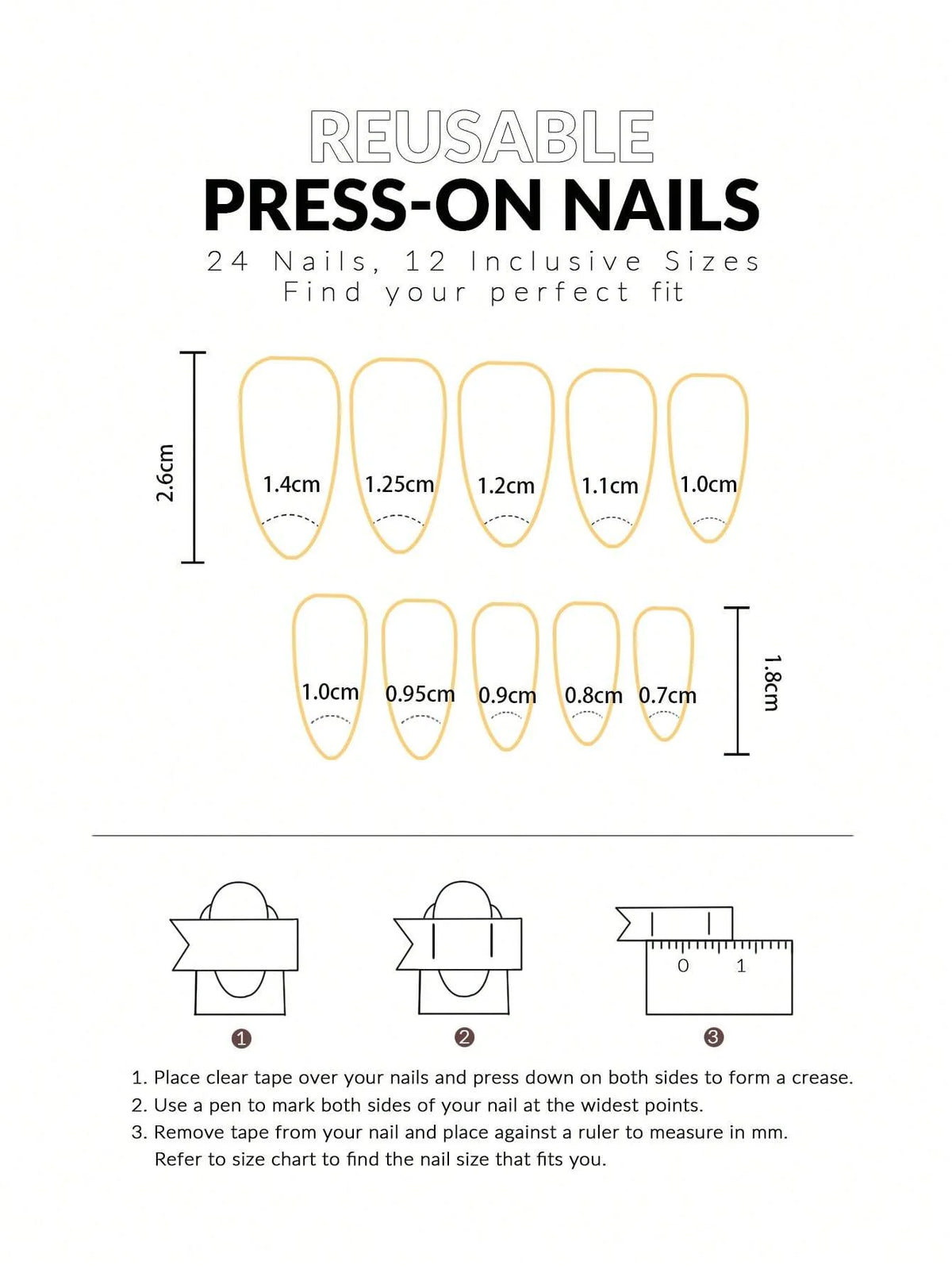 Rhinestones Glitter 24 Set Fresh Almond Shaped Press on Nails - GlamGrip Beauty